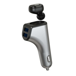Universal 2 in 1 Car Charger 2xUSB 3.1A με Bluetooth earphone Platinet PLCRBT2 | Περιφερειακά | elabstore.gr