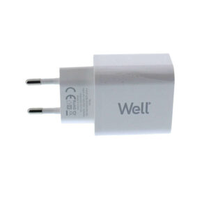 Universal 2xUSB FastTravel Wall Charger 5VDC/2A Λευκό Well PSUP-USB-W22003WE-WL | Περιφερειακά | elabstore.gr