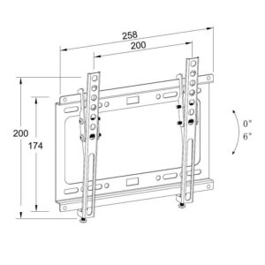 Βάση TL43 13"-43" Μαύρη Ρυθμιζόμενη Well TVS-LCD-TL43-WL | Αξεσουάρ &Περιφερειακά TV | elabstore.gr