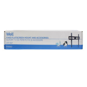 Βάση FXS60 23``-60``Μαύρη Σταθερή με κορδόνι Well TVS-LCD-FXS60P-WL | Αξεσουάρ &Περιφερειακά TV | elabstore.gr