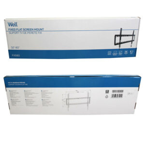 Βάση FXS80 32"-80" Μαύρη Σταθερή με κορδόνι Well TVS-LCD-FXS80-WL | eLabstore.gr Βάση FXS80 32``-80``Μαύρη Σταθερή με κορδόνι Well TVS-LCD-FXS80-WL | Αξεσουάρ &Περιφερειακά TV | elabstore.gr