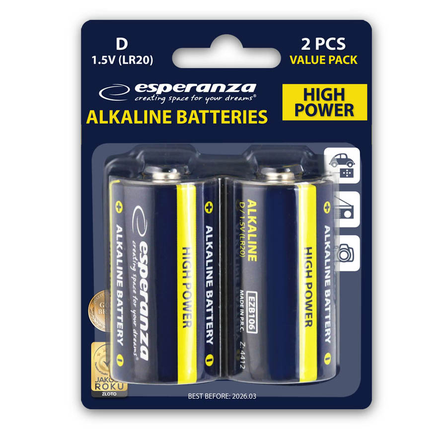 Μπαταρία LR20 D 2τεμ Αλκαλική EZB106 | eLabstore.gr Μπαταρία LR20 D 2τεμ Αλκαλική EZB106 | Μπαταρίες | elabstore.gr
