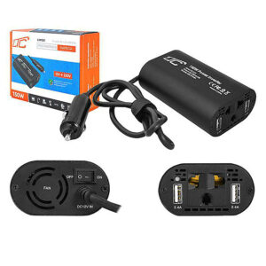 POWER INVERTER 150W Well 12V DC TO 220V AC PSUP-INV/U-12V150W/02-WL | Τροφοδοτικά | elabstore.gr