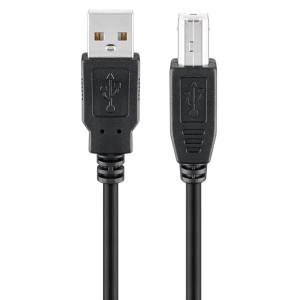 GOOBAY καλώδιο USB σε USB Type B 95129, 0.25m, 480Mbps, μαύρο | Καλώδια - Αντάπτορες | elabstore.gr