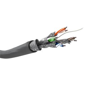 GOOBAY καλώδιο δικτύου 95696, CAT 6 S/FTP (PiMF), CCA, 305m, γκρι | Καλώδια - Αντάπτορες | elabstore.gr