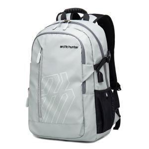 ARCTIC HUNTER τσάντα πλάτης B00387 με θήκη laptop 15.6", 26L, USB, γκρι | Προσωπική Φροντίδα | elabstore.gr