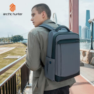 ARCTIC HUNTER τσάντα πλάτης B00478 με θήκη laptop 15.6", 18L, γκρι | Προσωπική Φροντίδα | elabstore.gr
