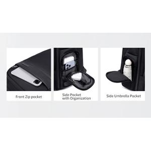 ARCTIC HUNTER τσάντα πλάτης B00544 με θήκη laptop 17", 40L, USB, μαύρη | Προσωπική Φροντίδα | elabstore.gr