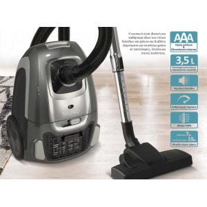 BRUNO ηλεκτρική σκούπα BRN-0136, 800W, 3.5lt, γκρι | Οικιακός εξοπλισμός | elabstore.gr