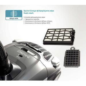 BRUNO ηλεκτρική σκούπα BRN-0136, 800W, 3.5lt, γκρι | eLabstore.gr BRUNO ηλεκτρική σκούπα BRN-0136, 800W, 3.5lt, γκρι | eLabstore.gr