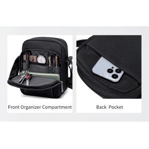 ARCTIC HUNTER τσάντα ώμου K00542, με θήκη tablet 9.7", 4L, μαύρη | Προσωπική Φροντίδα | elabstore.gr