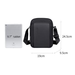 ARCTIC HUNTER τσάντα ώμου K00542, με θήκη tablet 9.7", 4L, μαύρη | Προσωπική Φροντίδα | elabstore.gr