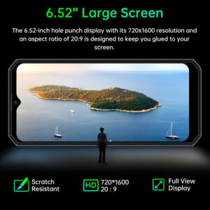 OUKITEL Smartphone K15 Plus, 6.52", 4/32GB, Quad-core, 10000mAh, μαύρο | Mobile Συσκευές | elabstore.gr