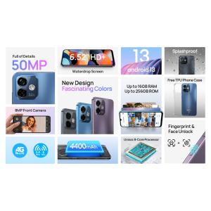 ULEFONE Smartphone Note 16 Pro, 6.52", 8/256GB, Octa-core, 50MP, μαύρο | Mobile Συσκευές | elabstore.gr