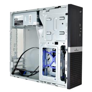 POWERTECH PC Case PT-1099 με 250W PSU, Micro-ATX, 356x102x338mm, μαύρο | PC & Αναβάθμιση | elabstore.gr