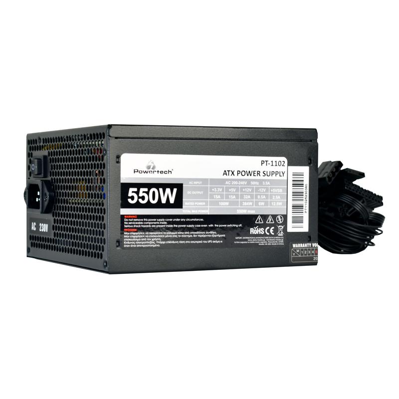 POWERTECH τροφοδοτικό για PC PT-1102, 550W, ATX, 120mm Fan | eLabstore.gr POWERTECH τροφοδοτικό για PC PT-1102, 550W, ATX, 120mm Fan | PC & Αναβάθμιση | elabstore.gr