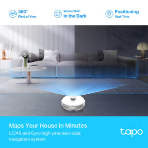 TP-LINK ρομποτική σκούπα Tapo RV30, LiDAR & Gyro, 4200Pa, Ver 1.2 | eLabstore.gr TP-LINK ρομποτική σκούπα Tapo RV30, LiDAR & Gyro, 4200Pa, Ver 1.2 | Οικιακός εξοπλισμός | elabstore.gr
