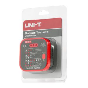 UNI-T tester πρίζας UT07B-EU, 230V, 50Hz | Εργαλεία | elabstore.gr