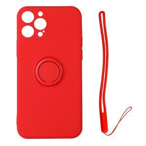 VENNUS θήκη Silicone Ring VNS-0069 για iPhone 14 Pro, κόκκινη | Αξεσουάρ κινητών | elabstore.gr