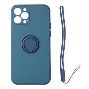 VENNUS θήκη Silicone Ring VNS-0070 για iPhone 14 Pro, μπλε | Αξεσουάρ κινητών | elabstore.gr