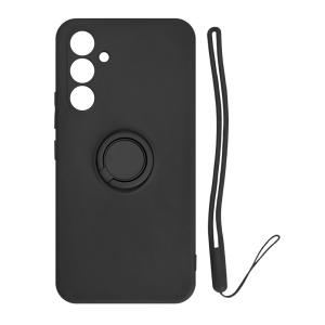 VENNUS θήκη Silicone Ring VNS-0074 για Samsung Galaxy A54 5G, μαύρη | Αξεσουάρ κινητών | elabstore.gr