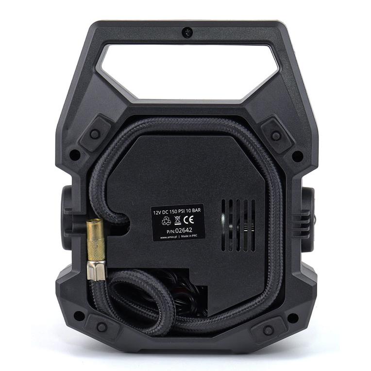 AMIO συμπιεστής αέρος αυτοκινήτου 02642, με LED, 12V, 150PSI/10bar | eLabstore.gr AMIO συμπιεστής αέρος αυτοκινήτου 02642, με LED, 12V, 150PSI/10bar | Gadgets - Αξεσουάρ | elabstore.gr