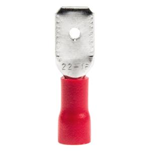 AMIO ακροδέκτες καλωδίων 03066 με μόνωση, 6.3mm, 0.5-1.5mm², 10τμχ | Εργαλεία | elabstore.gr