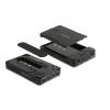 DELOCK θήκη για M.2 & 2.5" SATA SSD/HDD 42020, USB-C, λειτουργία κλώνου | Συνοδευτικά PC | elabstore.gr