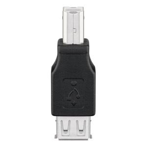 GOOBAY αντάπτορας USB σε USB Type B 50291, θηλυκό σε αρσενικό, μαύρος | Καλώδια - Αντάπτορες | elabstore.gr