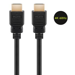 GOOBAY καλώδιο HDMI 2.0 60626, Ethernet, 4K/60Hz, 10.2Gbit/s, 10m, μαύρο | Καλώδια - Αντάπτορες | elabstore.gr