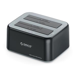 ORICO docking station 6829C3, 2x 2.5/3.5" HDD/SSD, 10Gbps, μαύρο | Συνοδευτικά PC | elabstore.gr