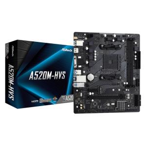 ASROCK μητρική A520M-HVS, 2x DDR4, AM4, USB 3.2, mATX | PC & Αναβάθμιση | elabstore.gr