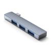 ORICO USB-C hub AH-W13 με 3x USB θύρες, 5Gbps, γκρι | Συνοδευτικά PC | elabstore.gr