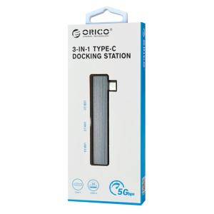 ORICO USB-C hub AH-W13 με 3x USB θύρες, 5Gbps, γκρι | Συνοδευτικά PC | elabstore.gr