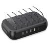 ORICO USB σταθμός φόρτισης APD-4U1C, 5x USB, 50W, μαύρος | Αξεσουάρ κινητών | elabstore.gr