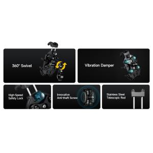ULEFONE βάση ποδηλάτου για smartphone Armor Mount Pro, μαύρη | Gadgets - Αξεσουάρ | elabstore.gr