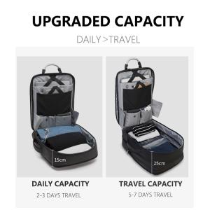 ARCTIC HUNTER τσάντα πλάτης B00227L με θήκη laptop 17", 41L, USB, μαύρη | eLabstore.gr