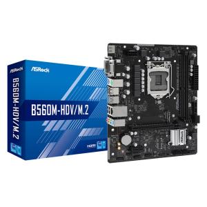 ASROCK μητρική B560M-HDV/M.2, 2x DDR4, s1200, USB 3.2, mATX | PC & Αναβάθμιση | elabstore.gr