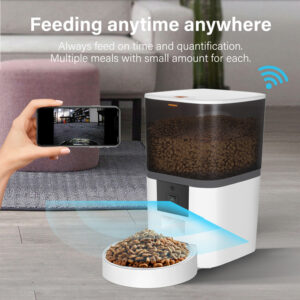 BRUNO smart ταΐστρα κατοικίδιων BRN-0148 με κάμερα, 6L, Wi-Fi, λευκή | Οικιακός εξοπλισμός | elabstore.gr