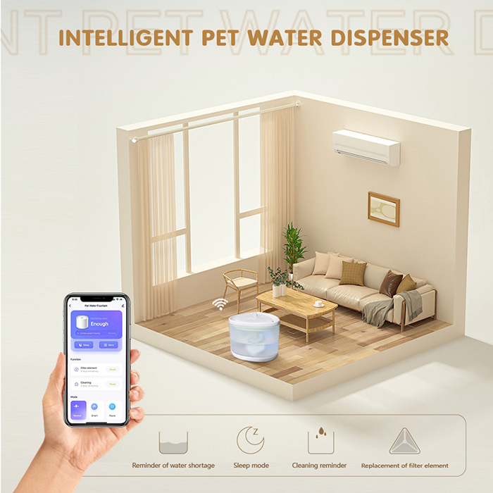 BRUNO smart ποτίστρα για κατοικίδια BRN-0150 αυτόματη, WiFi, 2.5L, λευκή | eLabstore.gr BRUNO smart ποτίστρα για κατοικίδια BRN-0150 αυτόματη, WiFi, 2.5L, λευκή | Οικιακός εξοπλισμός | elabstore.gr