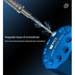 BEST βάση κατσαβιδιών BST-10S, 10 θέσεων, περιστρεφόμενη, μπλε | Εργαλεία | elabstore.gr