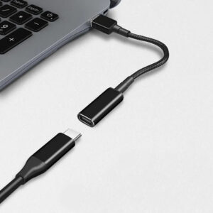 POWERTECH καλώδιο τροφοδοσίας CAB-UC077, USB-C σε slim tip Lenovo, μαύρο | Αξεσουάρ για Laptop | elabstore.gr