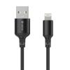 CELEBRAT καλώδιο Lightning σε USB CB-32, 2.4A, 1m, μαύρο | Καλώδια - Αντάπτορες | elabstore.gr