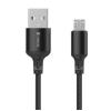 CELEBRAT καλώδιο Micro USB σε USB CB-32, 2.1A, 1m, μαύρο | Καλώδια - Αντάπτορες | elabstore.gr
