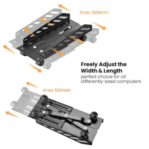 BRATECK βάση CPB-24 με ροδάκια, universal, μεταλλική, έως 25kg | PC & Αναβάθμιση | elabstore.gr