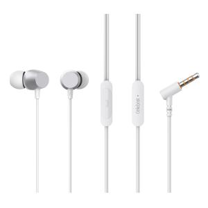 CELEBRAT earphones με μικρόφωνο D10, 3.5mm, 1.2m, λευκά | Αξεσουάρ κινητών | elabstore.gr