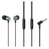 CELEBRAT earphones με μικρόφωνο D11, 3.5mm, 1.2m, μαύρα | Αξεσουάρ κινητών | elabstore.gr