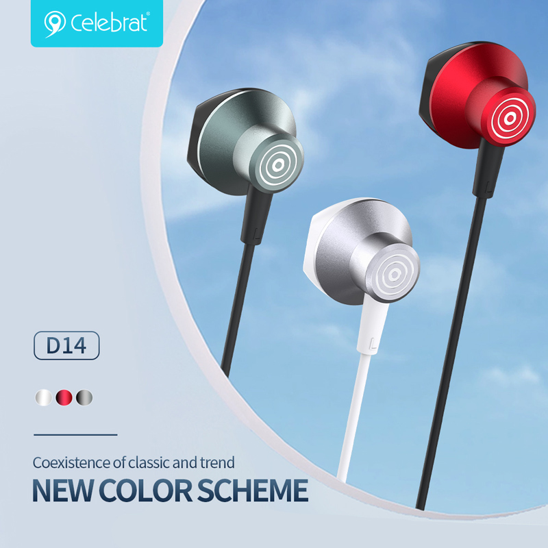 CELEBRAT earphones με μικρόφωνο D14, USB-C, 1.2m, κόκκινα | eLabstore.gr CELEBRAT earphones με μικρόφωνο D14, USB-C, 1.2m, κόκκινα | Αξεσουάρ κινητών | elabstore.gr
