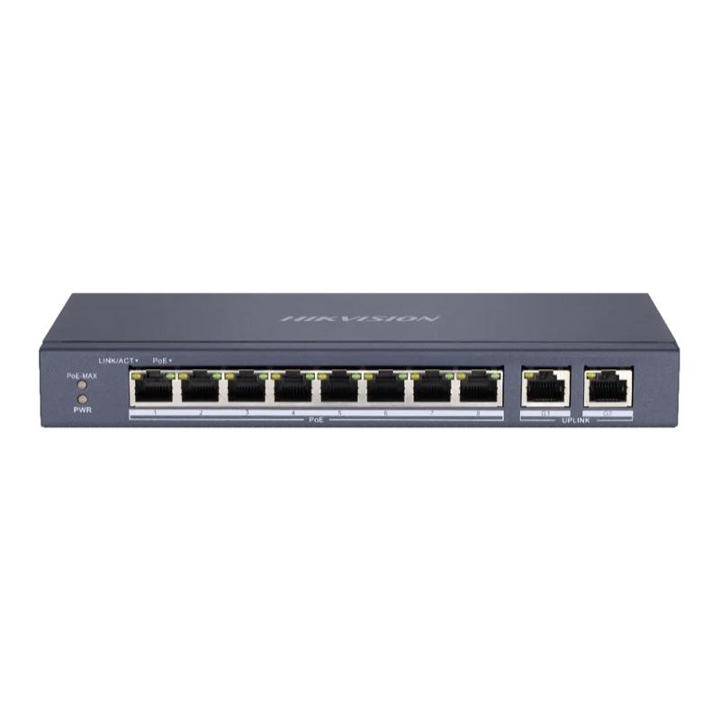 HIKVISION Unmanaged Switch DS-3E0310P-E/M, 8x PoE ports, 60W, 100Mbps | eLabstore.gr HIKVISION Unmanaged Switch DS-3E0310P-E/M, 8x PoE ports, 60W, 100Mbps | Δικτυακά | elabstore.gr