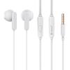 CELEBRAT earphones με μικρόφωνο G23, 3.5mm, 1.2m, λευκά | Αξεσουάρ κινητών | elabstore.gr